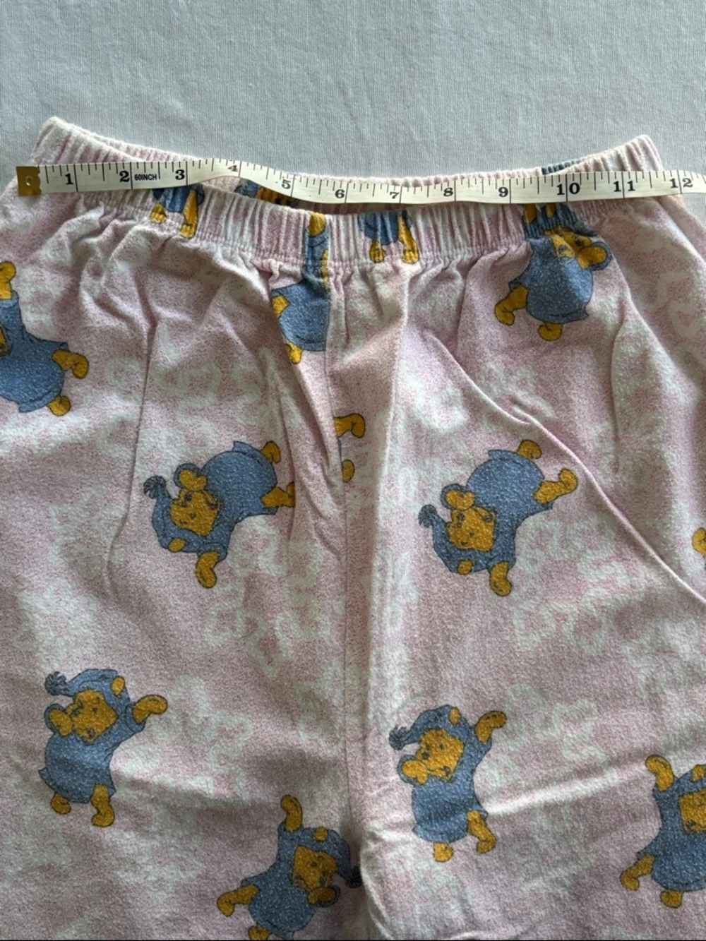 VTG Pooh Disney Pink Pajama Set - Soft Button-Up Top & Pants 100% Cotton - Picture 8 of 12
